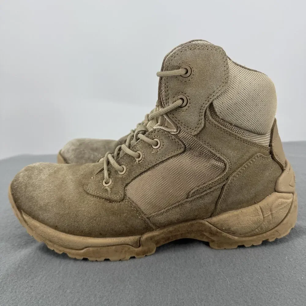 NORTIV 8 Mens 12 Tan Tactical Military Combat Work Hiking Boots A2BBVEEY
